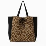 Sac léopard en nubuck